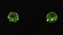 Load image into Gallery viewer, Swarovski Stud Earrings - Fern Green