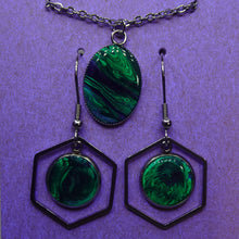 Load image into Gallery viewer, Green and Purple Glow Set - Hexagon