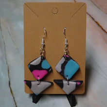 Load image into Gallery viewer, Double Poly Earrings