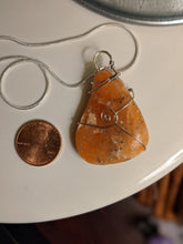 Load image into Gallery viewer, Orange Aventurine Pendant Necklace