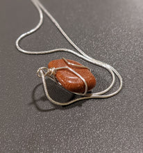 Load image into Gallery viewer, Goldstone Pendant Necklace