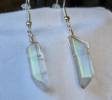 Load image into Gallery viewer, Crystal Necklace and Earrings Set - Clear/Silver