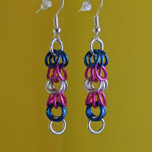 Load image into Gallery viewer, Shaggy Loop Chainmail Earrings