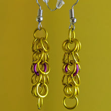 Load image into Gallery viewer, Shaggy Loop Chainmail Earrings