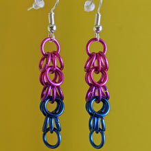 Load image into Gallery viewer, Shaggy Loop Chainmail Earrings