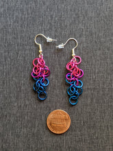 Load image into Gallery viewer, Shaggy Loop Chainmail Earrings