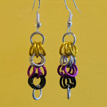 Load image into Gallery viewer, Shaggy Loop Chainmail Earrings