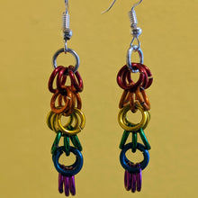 Load image into Gallery viewer, Shaggy Loop Chainmail Earrings