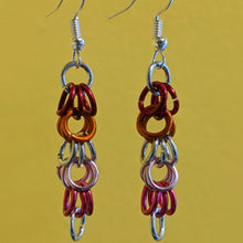 Load image into Gallery viewer, Shaggy Loop Chainmail Earrings