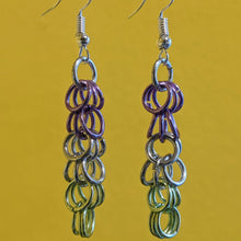 Load image into Gallery viewer, Shaggy Loop Chainmail Earrings