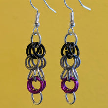 Load image into Gallery viewer, Shaggy Loop Chainmail Earrings