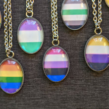 Load image into Gallery viewer, Pride Flag Necklace