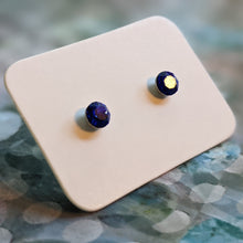 Load image into Gallery viewer, Small Swarovski Stud Earrings - Majestic Blue