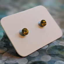 Load image into Gallery viewer, Small Swarovski Stud Earrings - Light Topaz