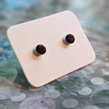 Load image into Gallery viewer, Small Swarovski Stud Earrings - Amethyst