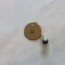 Load image into Gallery viewer, Aquarius Charm