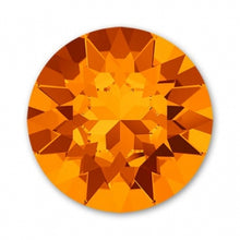 Load image into Gallery viewer, Small Swarovski Stud Earrings - Tangerine