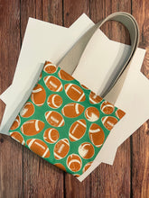 Load image into Gallery viewer, Football Fabric Gift Tote Bag