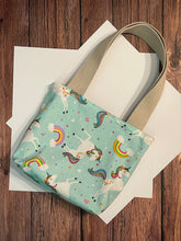 Load image into Gallery viewer, Unicorn Fabric Gift Tote Bag