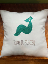 Load image into Gallery viewer, Easy Sleazy Slug Decorative Pillow