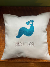 Load image into Gallery viewer, Easy Sleazy Slug Decorative Pillow
