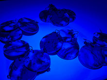 Load image into Gallery viewer, UV Marbled Polymer Clay Earrings