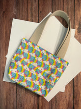 Load image into Gallery viewer, Rainbow Fabric Gift Tote Bag