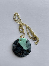 Load image into Gallery viewer, UV Marbled Polymer Clay Necklace