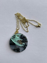 Load image into Gallery viewer, UV Marbled Polymer Clay Necklace