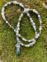 Load image into Gallery viewer, Mixed Materials & Agate Pillar Strand Necklace