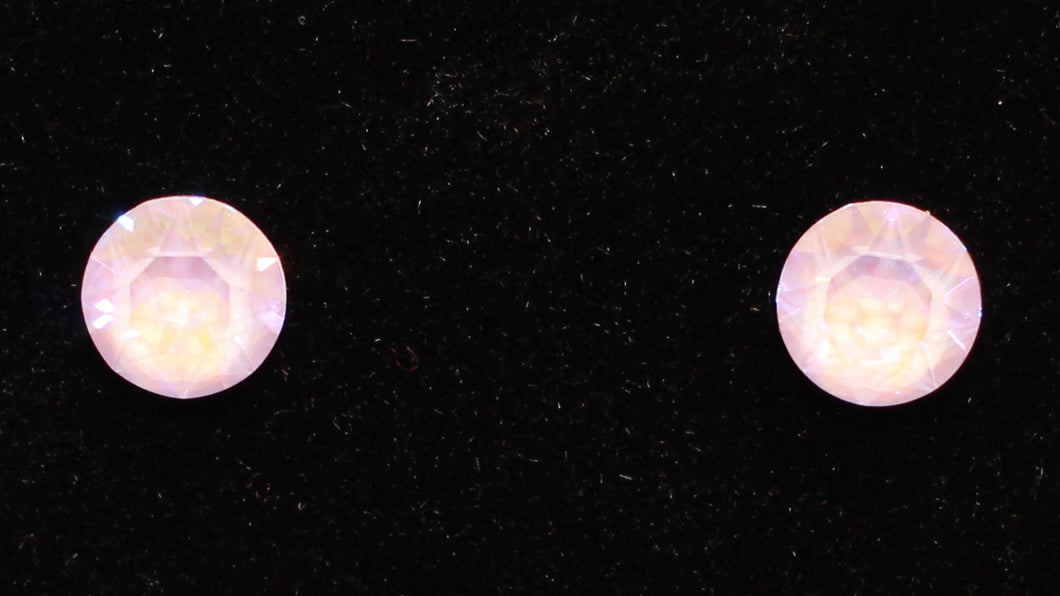 Swarovski Stud Earrings - Lavender Delite