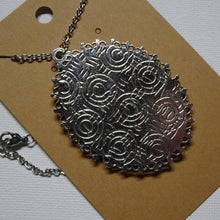 Load image into Gallery viewer, Large Acrylic Oval Pendant Necklace
