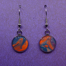 Load image into Gallery viewer, Acrylic Circle Earrings - Surf
