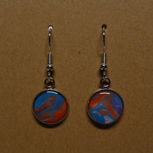 Load image into Gallery viewer, Acrylic Circle Earrings - Surf
