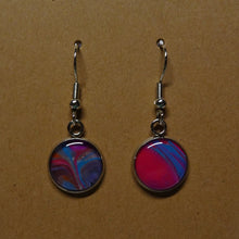 Load image into Gallery viewer, Acrylic Circle Earrings - Space
