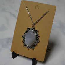 Load image into Gallery viewer, White Nephrite Pendant Necklace
