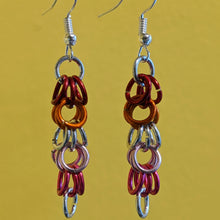 Load image into Gallery viewer, Shaggy Loop Chainmail Earrings
