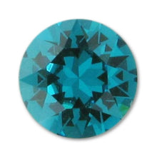 Load image into Gallery viewer, Small Swarovski Stud Earrings - Blue Zircon
