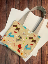 Load image into Gallery viewer, Doggy Fabric Gift Tote Bag

