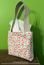 Load image into Gallery viewer, Pastel Gingham Fabric Gift Tote Bag
