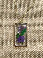 Load image into Gallery viewer, Pressed Flower Pendant Necklace
