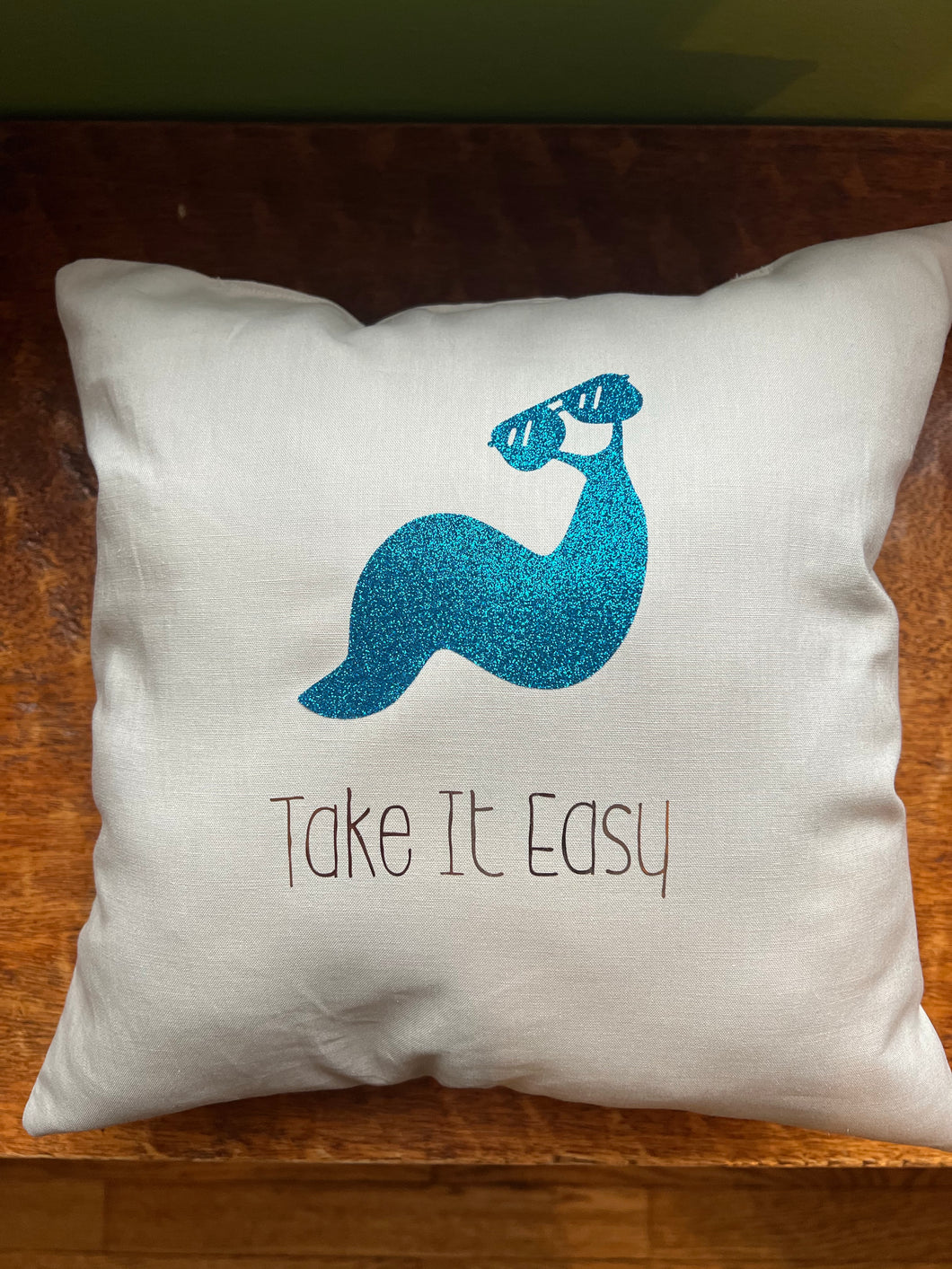 Easy Sleazy Slug Decorative Pillow