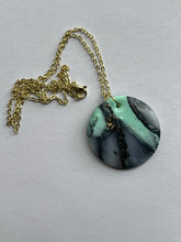 Load image into Gallery viewer, UV Marbled Polymer Clay Necklace
